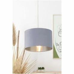 Searchlight Josie Light Blue Velvet Easy Fit Shade 5 Searchlight Josie Light Blue Velvet Easy Fit Shade -Searchlight Shop unnamed file 101