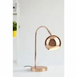 Searchlight Copper Madenn Arch Table Lamp