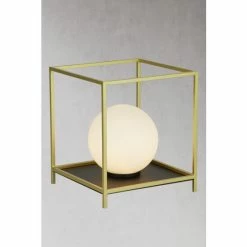 Searchlight Black/Gold Kugle Table Lamp -Searchlight Shop unnamed file 1034