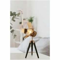 Searchlight Copper & Black Baron Spotlight Tripod Table Lamp -Searchlight Shop unnamed file 1063