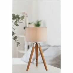 Searchlight Marquise Light Wood/Cream Table Lamp -Searchlight Shop unnamed file 1082
