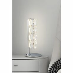 Searchlight Yara Chrome Table Lamp