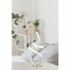 Searchlight Connor Silver Table Lamp