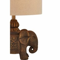 Searchlight Antique Brass Sunny Elephant Ceramic Table Lamp -Searchlight Shop unnamed file 1157