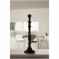 Searchlight Black Lumi Candlestick Table Lamp Base -Searchlight Shop unnamed file 1203