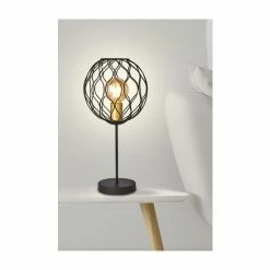 Searchlight Hollow Black & Gold Table Lamp -Searchlight Shop unnamed file 1226