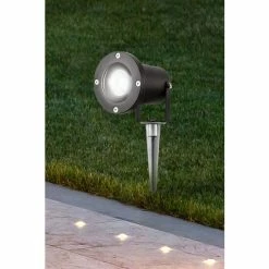 Searchlight Black Canton Outdoor Directional Spike Light