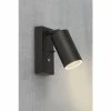 Searchlight Frederick Black Outdoor Light With Sensor