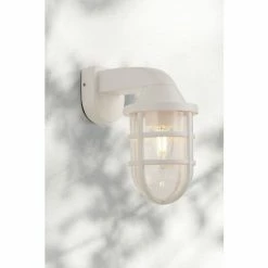 Searchlight White Evermore Outdoor Wall Light