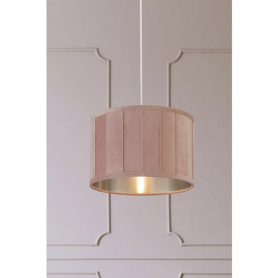 unnamed-file-135.jpg Searchlight Lucy Light Pink Velvet Easy Fit Shade -Searchlight Shop unnamed file 135