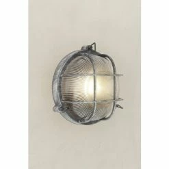 Searchlight Silver Bulkhead Light
