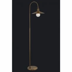 Searchlight Antique Brass Frieda Floor Lamp