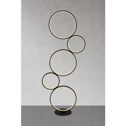 Searchlight Matt Black Ugo 5 Light LED Ring Floor Light -Searchlight Shop unnamed file 1465