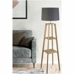 Searchlight Natural Smythe Wood Finish Shelf Floor Lamp -Searchlight Shop unnamed file 1482