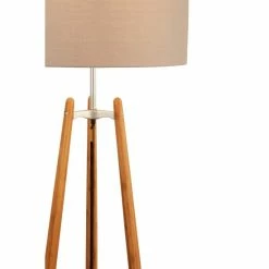 Searchlight Light Wood & Grey Donny Shelf Floor Lamp -Searchlight Shop unnamed file 1489