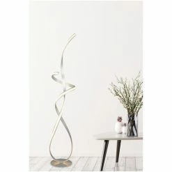 Searchlight Silver Connor Clef LED Floor Lamp -Searchlight Shop unnamed file 1503