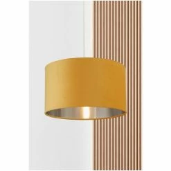 Searchlight Josie Ochre Yellow Velvet Easy Fit Shade 5 Searchlight Josie Ochre Yellow Velvet Easy Fit Shade -Searchlight Shop unnamed file 154