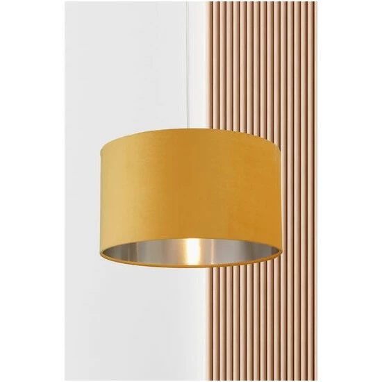 unnamed-file-154.jpg Searchlight Josie Ochre Yellow Velvet Easy Fit Shade -Searchlight Shop unnamed file 154