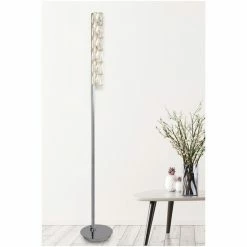 Searchlight Chrome Sava LED Floor Light -Searchlight Shop unnamed file 1559