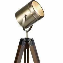 Searchlight Earl Dark Wood/Antique Brass Stage Light Floor Lamp -Searchlight Shop unnamed file 1586