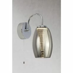 Searchlight Giana Chrome & Smoked Glass Wall Light -Searchlight Shop unnamed file 1606