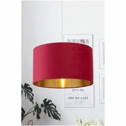 Searchlight Josie Pink Velvet Easy Fit Shade -Searchlight Shop unnamed file 162