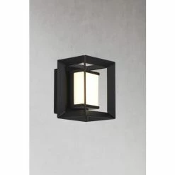 Searchlight Bowe Rectangular Black & White LED Wall Light -Searchlight Shop unnamed file 1630