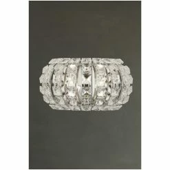 Searchlight Chrome Silo 2 Light Wall Light With Crystal Glass -Searchlight Shop unnamed file 1659