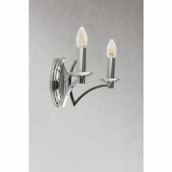 Searchlight Delilah 2 Light Chrome Wall Light 3 Searchlight Delilah 2 Light Chrome Wall Light -Searchlight Shop unnamed file 1686