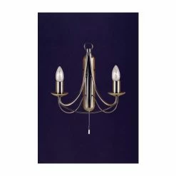 Searchlight Brass Candella 2 Light Wall Bracket -Searchlight Shop unnamed file 1699