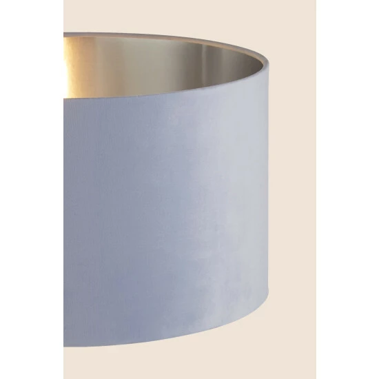 unnamed-file-256.jpg Searchlight Blue Josie Velvet Silver Inner Easy Fit Shade -Searchlight Shop unnamed file 256