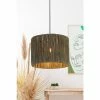 Searchlight Dark Grey Willow Raffia Lamp Shade -Searchlight Shop unnamed file 269