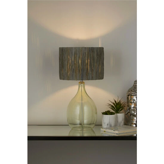 unnamed-file-270.jpg Searchlight Dark Grey Willow Raffia Lamp Shade -Searchlight Shop unnamed file 270