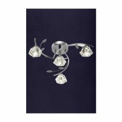 Searchlight Chrome Paradise 4 Light Semi Flush Ceiling Light -Searchlight Shop unnamed file 274