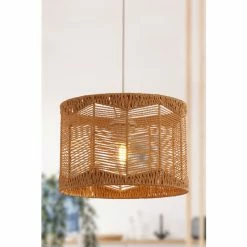 Searchlight Natural Ciara Paper String Woven Shade
