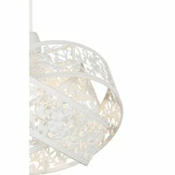 Searchlight Farah Matt White Ball Fretwork Shade -Searchlight Shop unnamed file 289