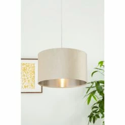 Searchlight Josie Cream Velvet Easy Fit Shade