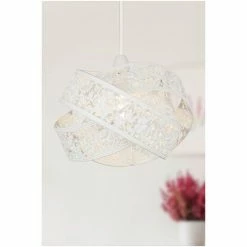Searchlight Farah Matt White Ball Fretwork Shade -Searchlight Shop unnamed file 290