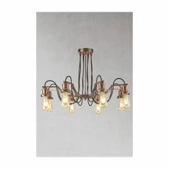 Searchlight Antique Copper/Black Olivia 8 Light Ceiling Light 4 Searchlight Antique Copper/Black Olivia 8 Light Ceiling Light -Searchlight Shop unnamed file 321