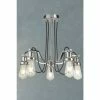 Searchlight Chrome/Black Olivia 5 Light Ceiling Light