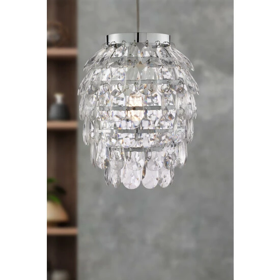 unnamed-file-345.jpg Searchlight Chrome Pammy Pineapple Acrylic Pendant -Searchlight Shop unnamed file 345