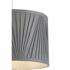 Searchlight Grey Clara Pleated Shade 4 Searchlight Grey Clara Pleated Shade -Searchlight Shop unnamed file 35