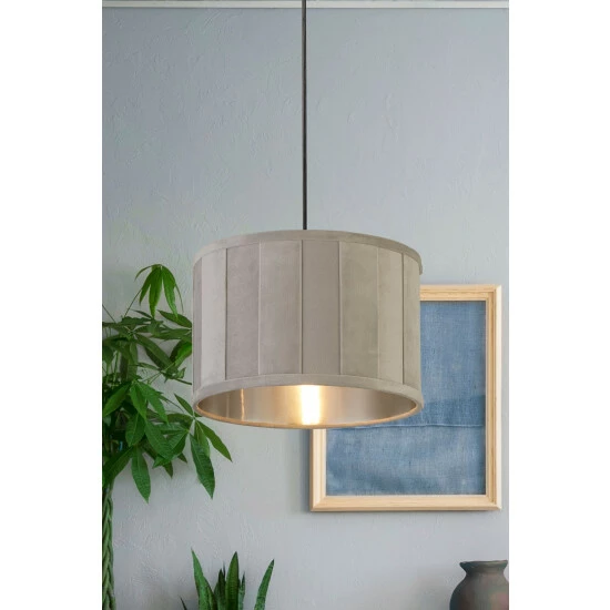 unnamed-file-37.jpg Searchlight Lucy Grey Velvet Easy Fit Shade -Searchlight Shop unnamed file 37