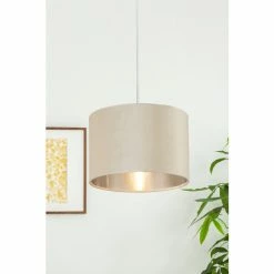 Searchlight Josie Cream Velvet Easy Fit Shade