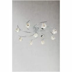 Searchlight Chrome Paradise 9 Light Semi Flush Ceiling Light -Searchlight Shop unnamed file 412
