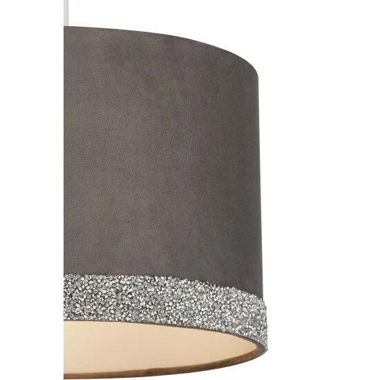 unnamed-file-422.jpg Searchlight Grey Ayisha Velvet & Glitter Band Shade -Searchlight Shop unnamed file 422