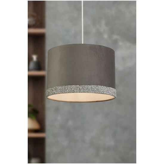 unnamed-file-423.jpg Searchlight Grey Ayisha Velvet & Glitter Band Shade -Searchlight Shop unnamed file 423