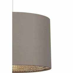 Searchlight Grey/Chrome Faral Studded Easy Fit Shade 4 Searchlight Grey/Chrome Faral Studded Easy Fit Shade -Searchlight Shop unnamed file 447