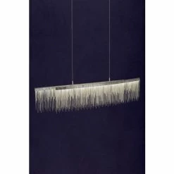 Searchlight Satin Silver Alessandra Waterfall Ceiling Bar