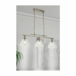 Searchlight Entwine 3 Light Antique Brass & Glass Bar Ceiling Pendant -Searchlight Shop unnamed file 515